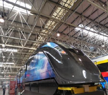 时速200公里中速磁悬浮车体